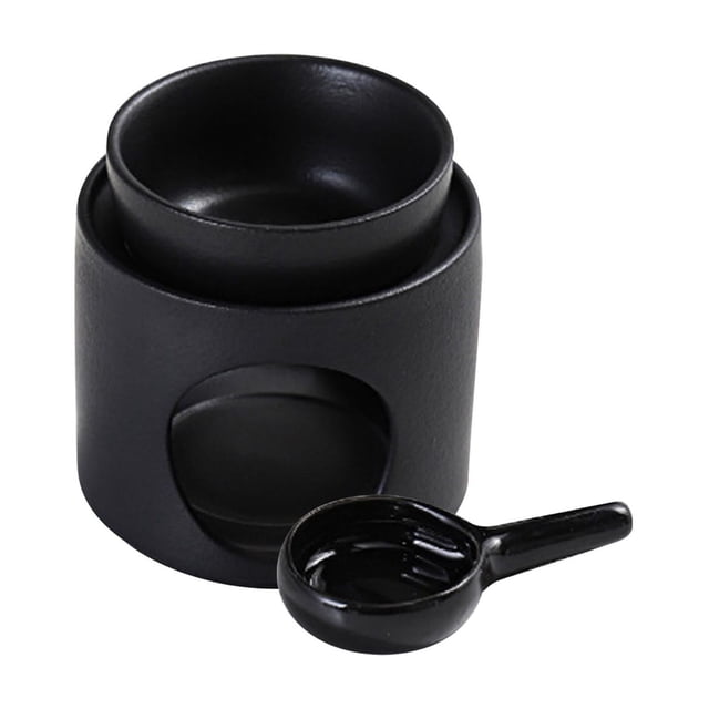 simhoa Essential Oil Burner Tea Light Holder Decorative Easy to Use Desktop for Bedroom White