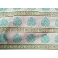 thumbnail image 4 of oneOone Organic Cotton Voile Fabric Leaves & Lotus Block Printed Fabric 1 Yard 42 Inch Wide, 4 of 4