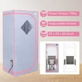 thumbnail image 3 of Portable Full Size Grey Infrared Sauna tent–Personal Home Spa, with Infrared Panels, 3 of 4