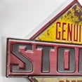 thumbnail image 4 of American Art Decor Genuine Stole Parts Embossed Metal Sign, Red - 13.5” H x 18.25” L x 0.5” D, 4 of 6