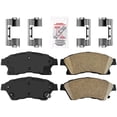 thumbnail image 2 of AmeriBRAKES Ceramic Disc Brake Pads with included lubricant and hardware, AmeriPRO PRC1522 - For Cruze Sonic Cruze Limited ATS Fits select: 2011-2015 CHEVROLET CRUZE, 2016 CHEVROLET CRUZE LIMITED, 2 of 5