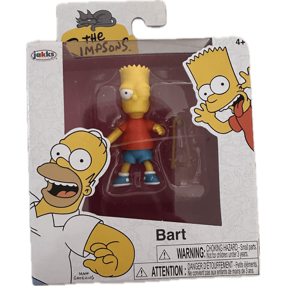 The Simpsons 2.5 inch Scaled Collectible Bart Action Figure with Accessory