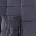 thumbnail image 5 of KASENTEX All Season Weighted Blanket 100% Premium Breathable Cotton with Advanced Glass Beads, Corner Loops. Hypoallergenic, Mid-Weight 15 lb, DARK GREY 60x80", 5 of 7