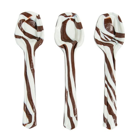 Hot Cocoa Hard Candy Spoons, Edibles, Christmas, 12 Pieces
