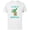 White, variant on Star Wars Yoda Best Hermana Yoda Chibi Familia Spanish- Short Sleeve Cotton T-Shirt for Adults - Customized-Black