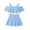 Light Blue, variant on Girls Swimsuits Funky Colorful Print Comfortable Tankini Set with Swim Bottoms 2 Piece Summer Beach Size 14-16Y