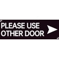 thumbnail image 1 of Vinilo autoadhesivo Sign Please Use Other Door, 23 x 7,6 cm, 1 of 1