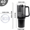 thumbnail image 7 of Gifts for Men 40 oz Old Lives Matter Tumbler with Handle and Straw Coffee Travel Mug Gifts for Men Dad Husband Birthday Father's Day, 7 of 7