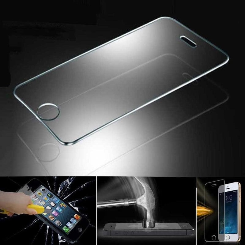 thumbnail image 4 of 9H Premium Screen Protector Tempered Glass Protective Film For iPhone X 5 6 7 8 Plus, 4 of 8