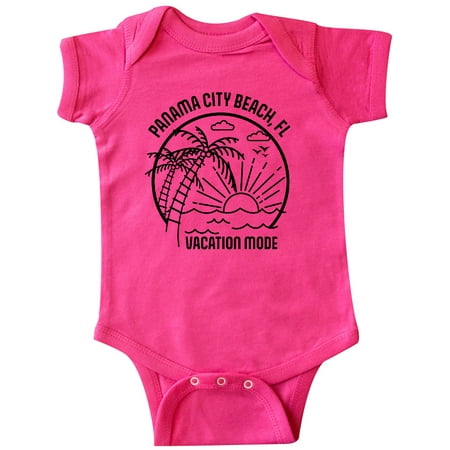 

Inktastic Summer Vacation Mode Panama City Beach Florida Gift Baby Boy or Baby Girl Bodysuit
