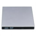 thumbnail image 1 of DEBGFS USB External DVD CD RW Disc Burner Combo Drive Reader for Windows 98/8/10 Laptop PC,silver, 1 of 8
