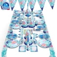 thumbnail image 4 of Suministros para fiestas Tema de fiesta de sirena Diseño de artículos Suministros Accesorios para el lugar Vaso de papel Bandeja de papel, 4 of 6