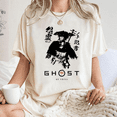 thumbnail image 2 of Ghost of Yotei Samurai T-Shirt, Japanese Warrior Shirt, Autumn Art Tee, Ver 1, 2 of 4