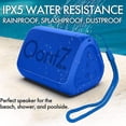 thumbnail image 3 of Altavoz portátil Angle Solo - Altavoz Bluetooth 5.0 resistente al agua IPX5 con alcance inalámbrico de 100 pies y hasta 10 horas de reproducción de OontZ (azul), 3 of 5