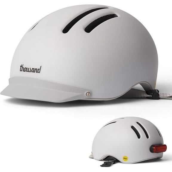 Thousand Adult Bike Helmet - Chapter Collection - MIPS Technology (Metro White, Large)