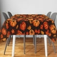 thumbnail image 5 of Fall Rectangular Tablecloth 60x86 Inch, Thanksgiving Autumn Harvest Pumpkins Table Cover, Autumn Decorations Tablecloths Washable Reusable Table Cloth for Kitchen Dining Party Picnic, 5 of 5