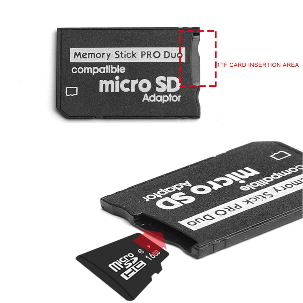 Besættelse salami Ambassadør Memory Stick Pro Duo Adapter, for Sony PSP Card Adapter - Walmart.com