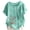 Mint Green, variant on Staron Women Linen Button Embroidery Round Neck Short Sleeve Floral Casual Boho Vacation Beach Loose Tops Blouse, Navy XL