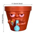 thumbnail image 4 of Maceta de cara de resina, maceta creativa divertida para fumar, maceta, regalo para amantes de las plantas, 4 of 9