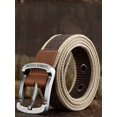 thumbnail image 1 of Men Geo Buckle Belt, 1 of 3