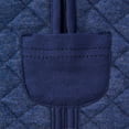 thumbnail image 6 of HALO Easy Transition SleepSack Wearable Blanket, 100% Cotton, Navy Heather, Medium, 6 of 6