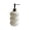🥝 White_New#816, variant on Glass Press-TopBottle Refillable Soap Dispenser • Empty Shampoo Body Wash Container • Thickened Glass, Leakproof Pump, Modern Bubble Design