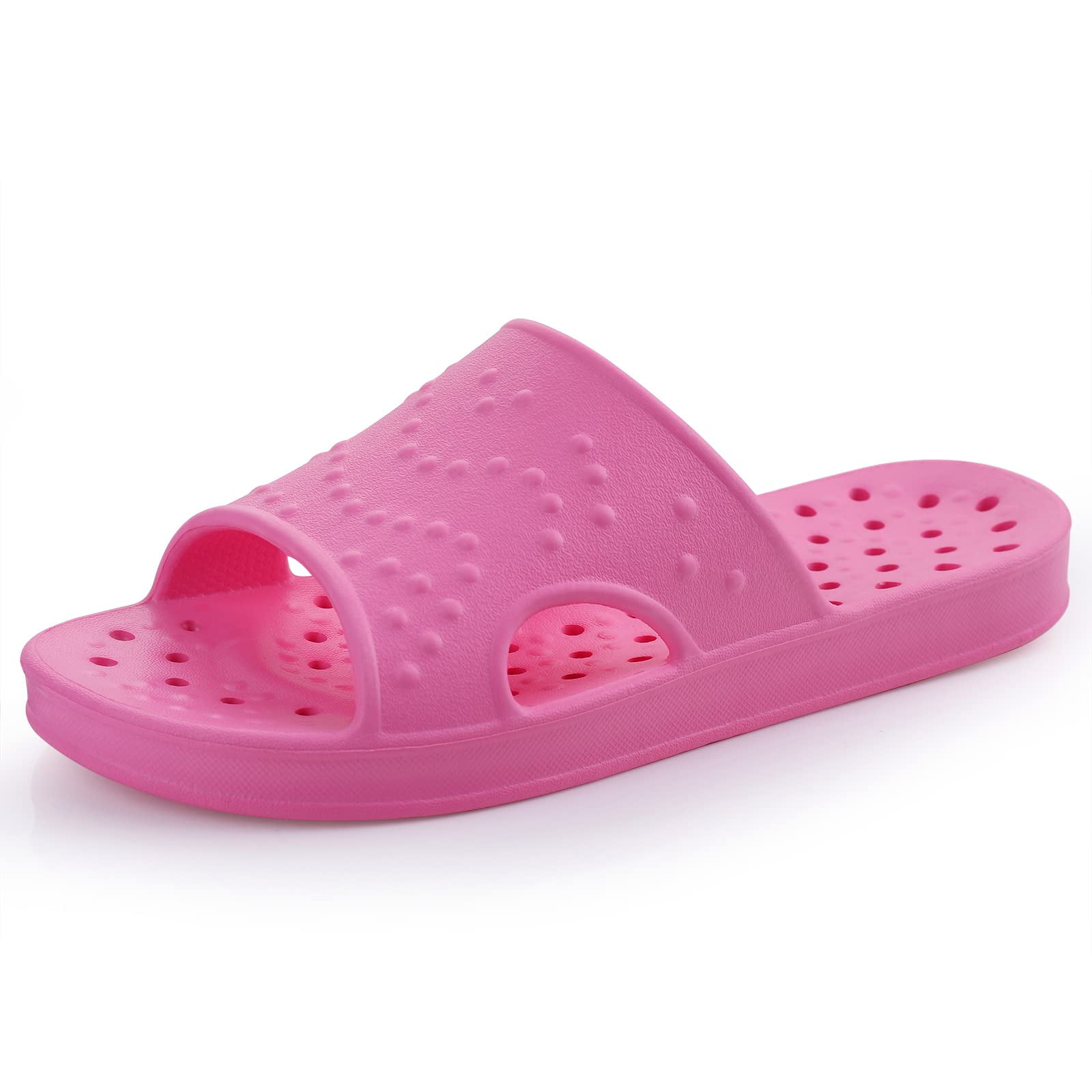 Litfun Shower Shoes for Women Men, Quick Drying Non Slip Bath Slippers, Shower Sandals with