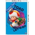 thumbnail image 3 of Nintendo The Super Mario Galaxy Movie (2026) - Toad Let's Go Wall Poster with Pushpins, 22.375" x 34", 3 of 4