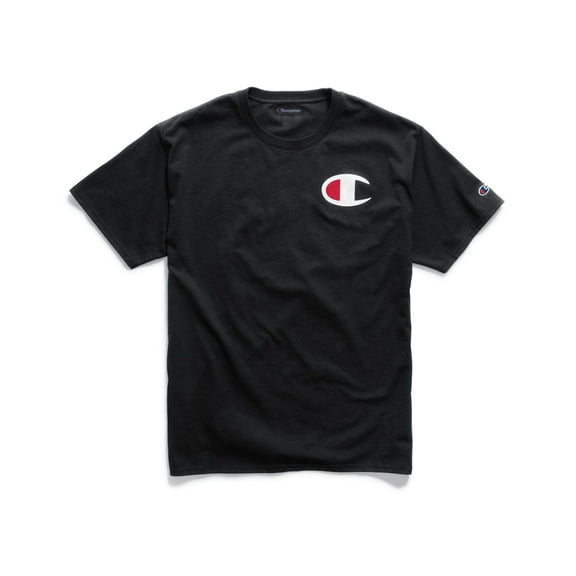 Champion Mens Classic Jersey Short-Sleeve Tee, 2XL, 2 White