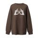 thumbnail image 3 of Blusa de manga larga suelta con cuello redondo y estampado de Halloween para mujer Pompotops FGAJ19530, 3 of 4