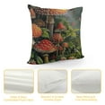 thumbnail image 4 of Fenyluxe Cushion Pillow Cover Mushrooms and Strawberries Farmhouse Pillow Covers Outdoor Throw Pillow Covers Cushion Cases Decorative 70s Vintage Cute Abstract Mushrooms Pillows Decorative Throw White, 4 of 5