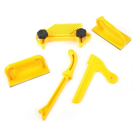 

clearance 5pcs Safety Push Block Stick Feather Board Set Woodworking Router Table Tools