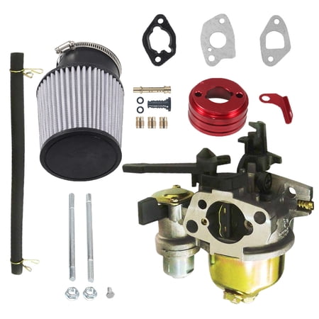 High-Performance Race Carburetor & Air Filter Kit for Predator 212cc Engine, Compatible with Small Go Karts, Racing Karts, Mini Bikes, CARB Compliant, Replaces Part# 60363 / 69730 / 69727 / 69728