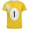 thumbnail image 1 of Halloween Billiard Pool Ball One Costume All Over Mens T Shirt, 1 of 2