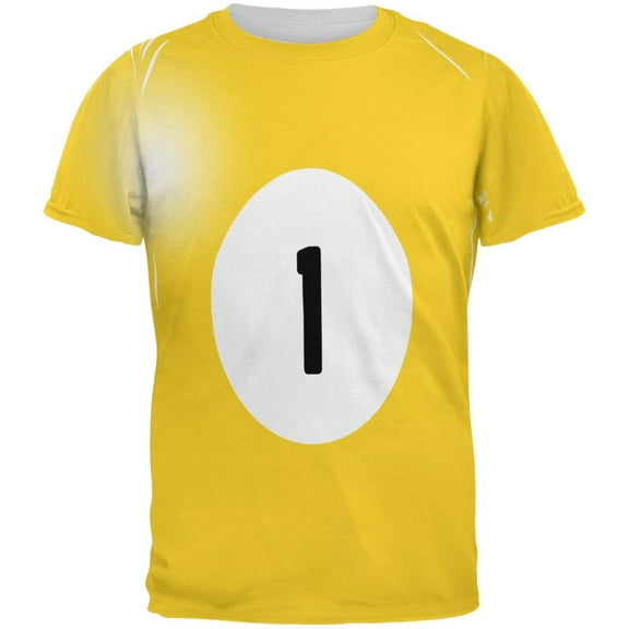 Halloween Billiard Pool Ball One Costume All Over Mens T Shirt Multi LG
