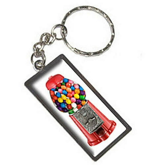Gumball Machine Keychain Key Chain Ring