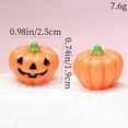 thumbnail image 3 of KUAZOU 11PCS Luminous Mini Resin Pumpkins Halloween Miniature Pumpkins Glow in The Dark,Fake Tiny Pumpkins Vegetables Figures Decor for Halloween Dollhouse DIY Craft Table Home Decor (Color Random), 3 of 5