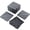 Gray, variant on 44 Pack Waterproof Interlocking Deck Tiles, 12"x12" Plastic Patio Tiles | for Indoor Outdoor Use, Patio Floor Decking Tiles for Garden Lawn Porch Poolside Balcony