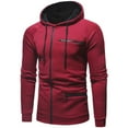 thumbnail image 5 of Utoimkio Men's Casual Hoodies Pullover Sweatshirts for Men Long Sleeve Crewneck Sweatshirts Casual Loose Solid Pullover Blouse Tops for Men, 5 of 8
