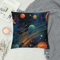 thumbnail image 2 of Creowell  Outer Space Planet Pillow Covers,Constellation Stars Throw Pillow Cases Decorative Double-Sided Square Pillowcases for Home Decor Living Room Sofa Bedroom Outdoor, 2 of 5