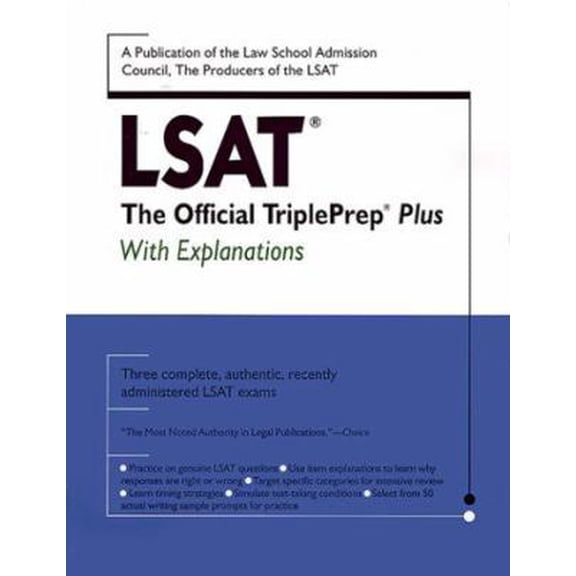 Pre-Owned LSAT the Official Tripleprep Plus: With Explanations (Paperback) 094263943X 9780942639438