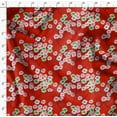 thumbnail image 4 of Soimoi Tissu Popeline de Coton Gris Tissu Floral Boule de Coton Imprimés au Mètre 56 Pouces de Large, 4 of 6