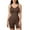 Brown, variant on GHSOHS Plus Size Tummy Control Shapewear Bodysuits for Women Backless Seamless Full Body Shaping Sleeveless Jumpsuit Vest Leotards