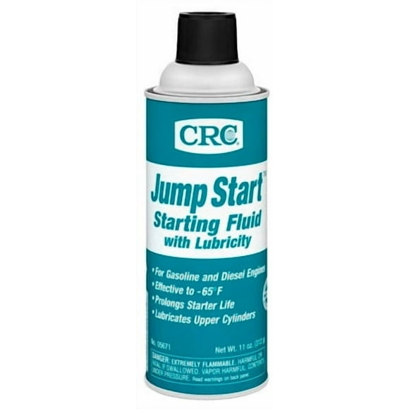 CRC Industries Starting Fluid 05671 Jump Start; 11 Ounce Aerosol Can; Single; With Lubricity