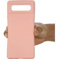 thumbnail image 4 of Designed for Google Pixel 6 Case, Slim Silicone Rubber Shockproof Phone Cover with Wrist Strap Soft Anti-Scratch Microfiber Lining Protection Case for Google Pixel 6 5G 2021 (Pink), 4 of 7