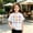 White, variant on WQNVRNR Girls Summer Short Sleeve Tee- Printed Cotton Crewneck Casual Cute T Shirt Red Size 6
