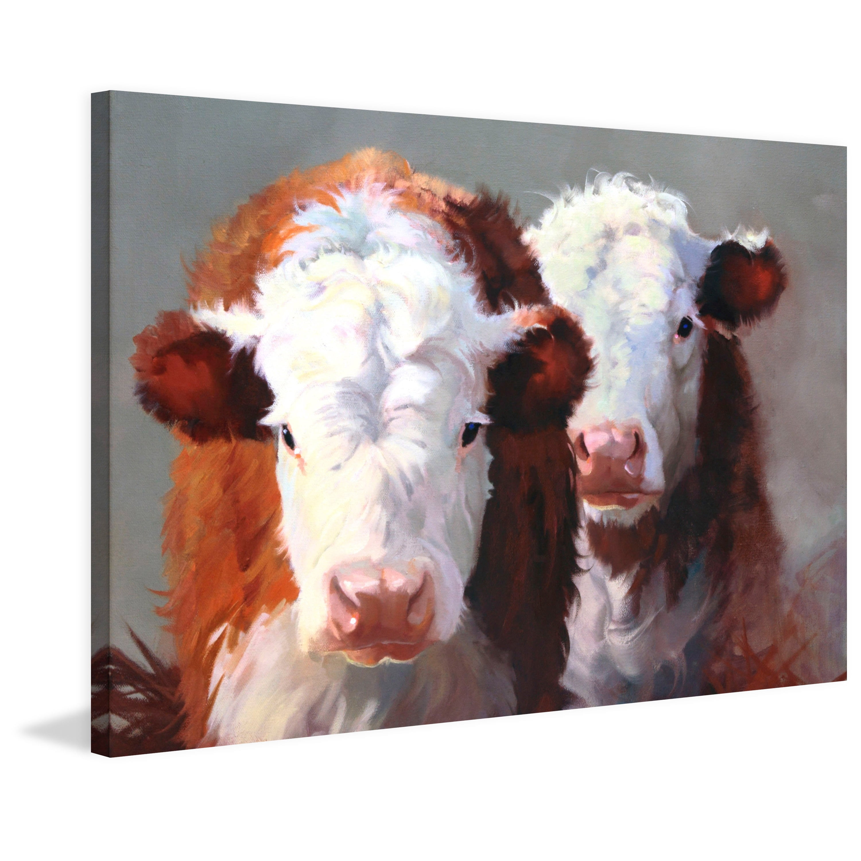Marmont Hill "Buddies" Painting Print on Wrapped Canvas