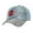 Light Denim, variant on Top Headwear Studded Love Red Lips Distressed Baseball Cap, Dark Denim