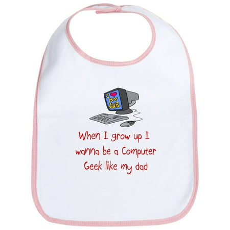 

CafePress - Computer Geek Bib - Cute Cotton Cloth Baby Bib Toddler Bib