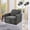 Drak Grey, variant on Pon Living 36" Wide Convertible Chaise Futon for Home Office, Pull Out Sofa Bed, Lint, Green